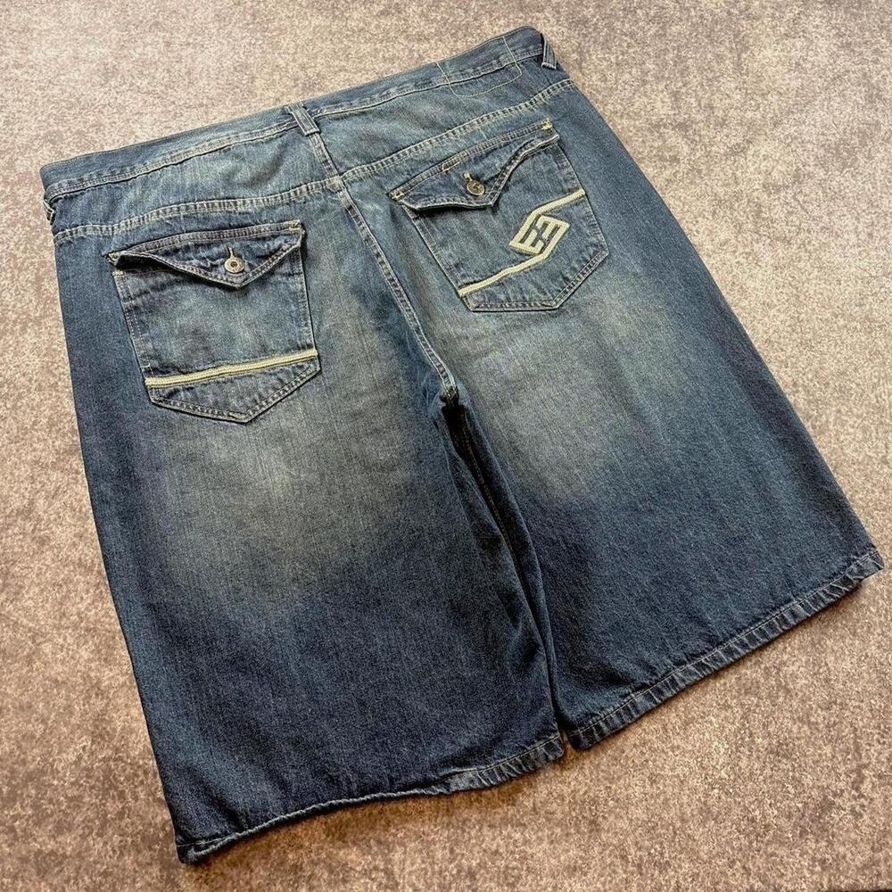 Enyce Baggy Denim Shorts Blue Y2K Men’s Size 48